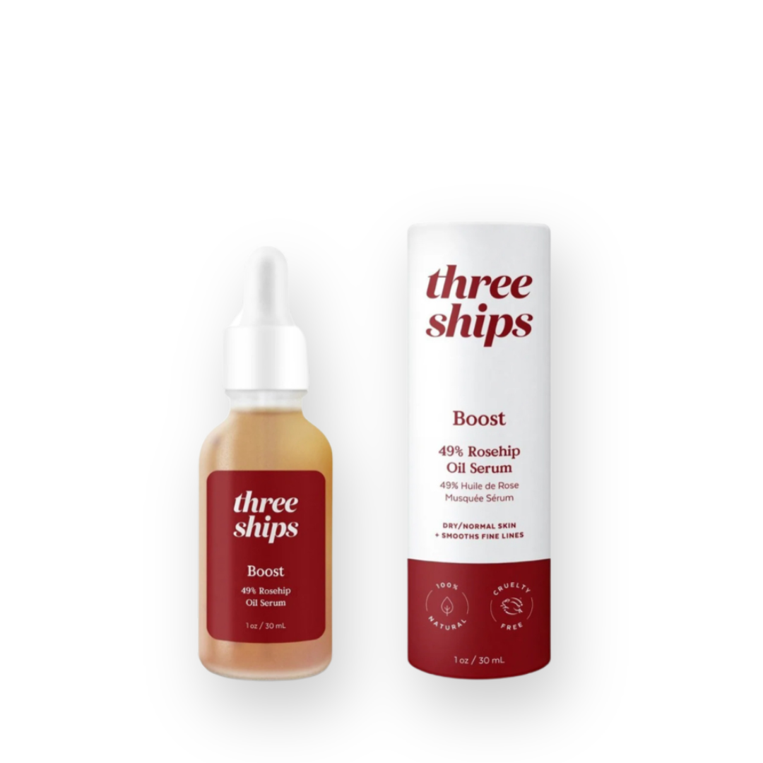 THREE SHIPS - BOOST SERUM IN 49% ROSEHIP OIL