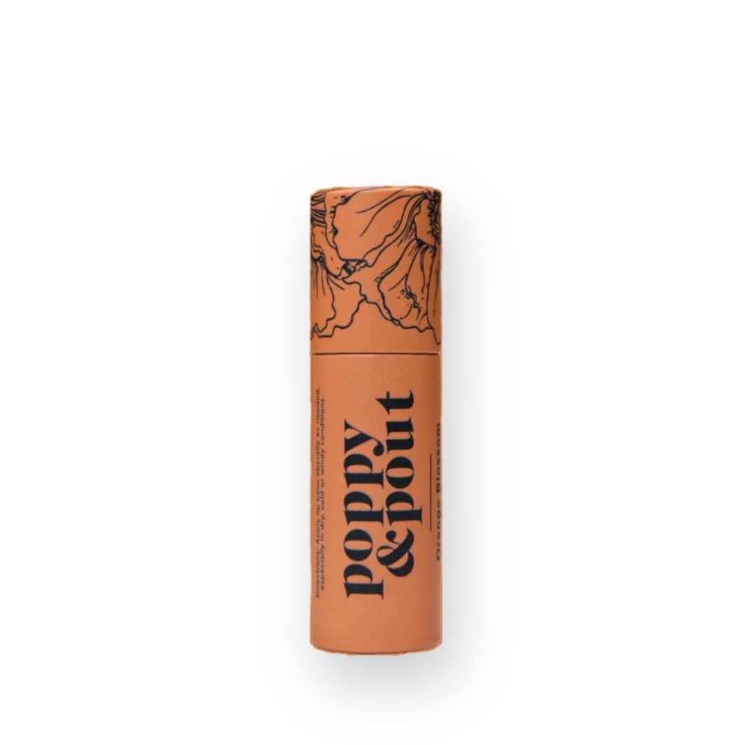 POPPY & POUT - LIP BALM IN ORANGE BLOSSOM