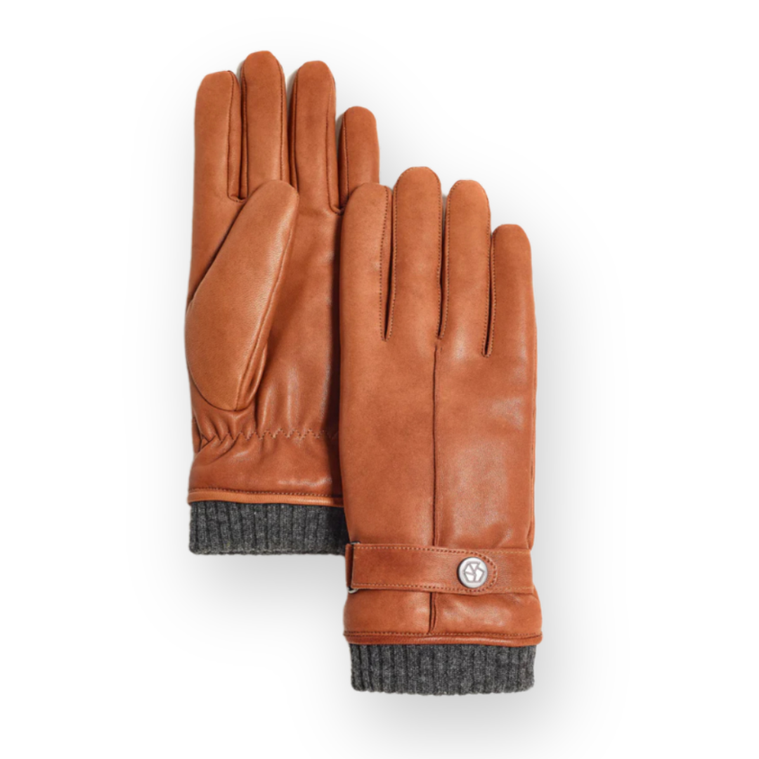 BRUME - WOMEN'S BROMONT GLOVE IN CAMEL LEATHER