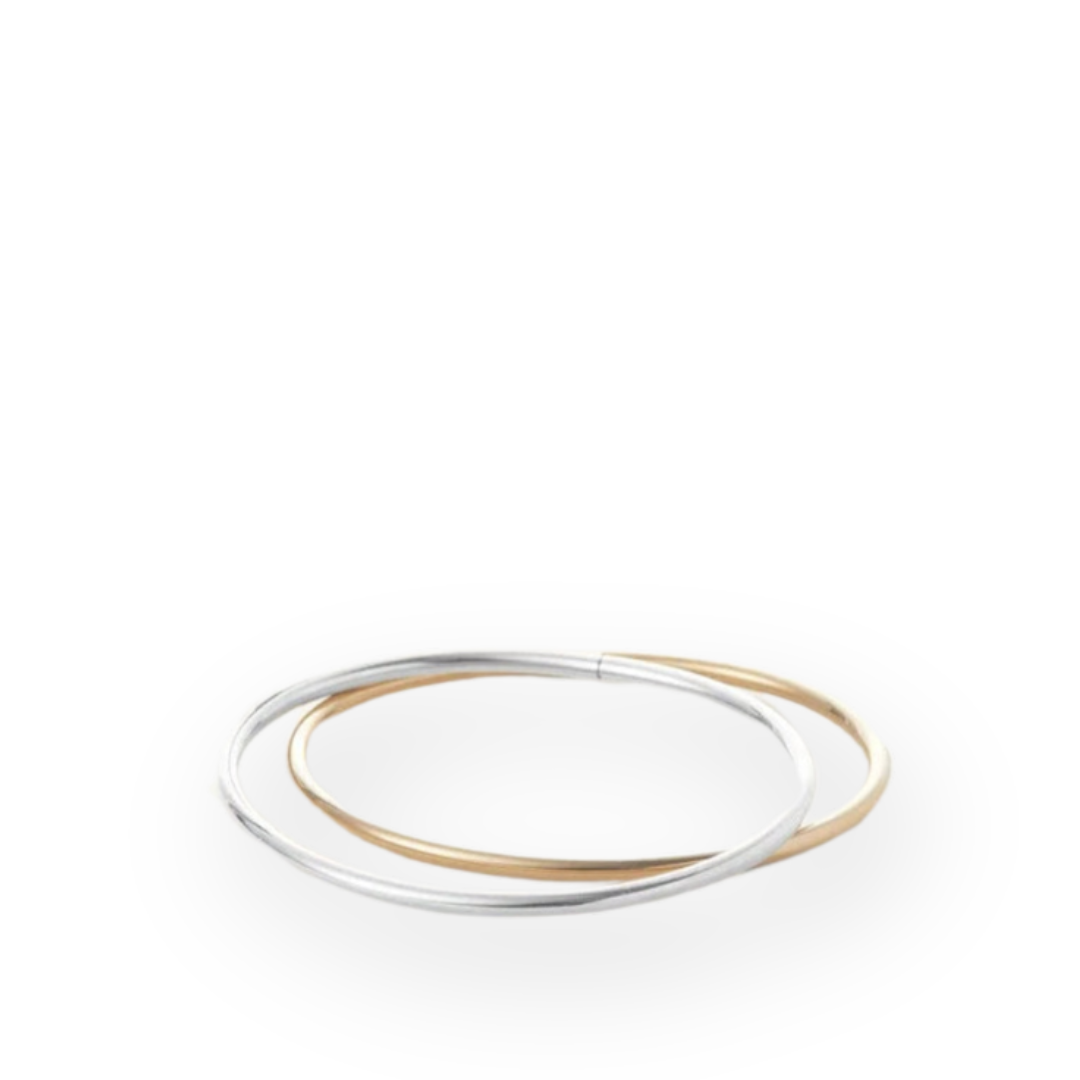 JENNY BIRD - DANE BANGLE SET IN TWO TONE