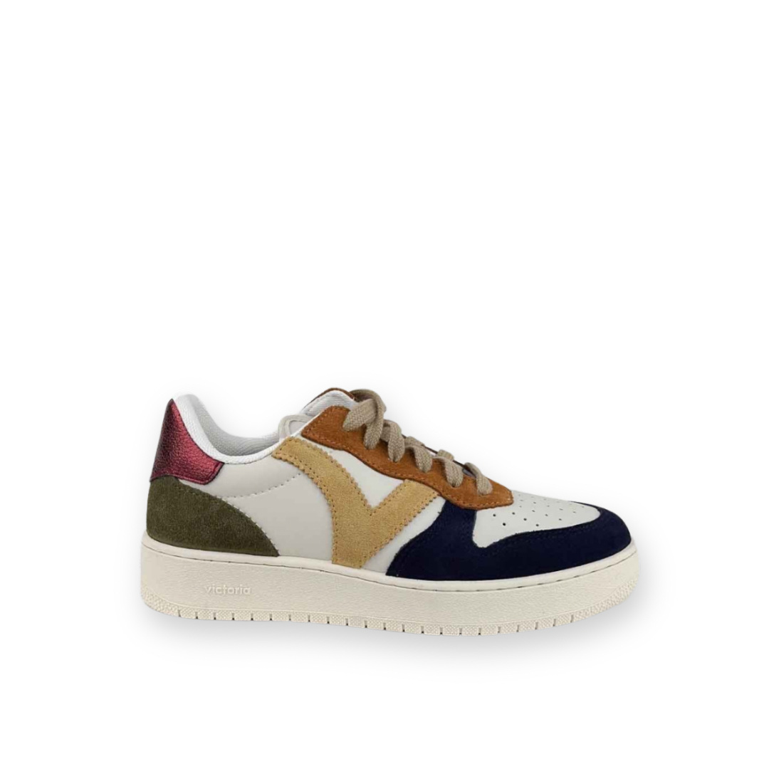 VICTORIA - MADRID 2.0 SNEAKER 1258240 IN MARINO MULTI LEATHER