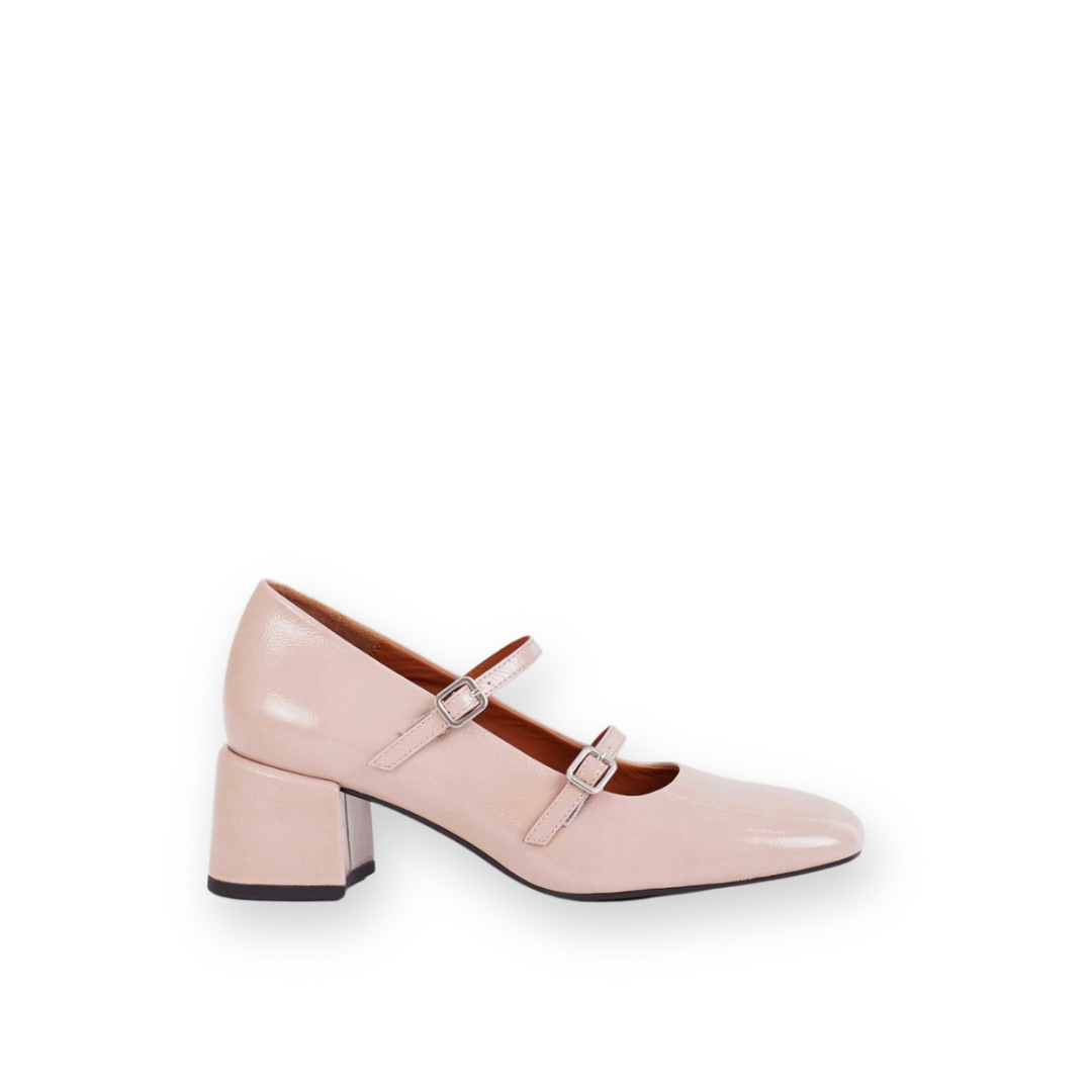 VAGADOND SHOEMAKERS- ADISON MARY-JANE PUMP IN DUSTY PINK PATENT LEATHER