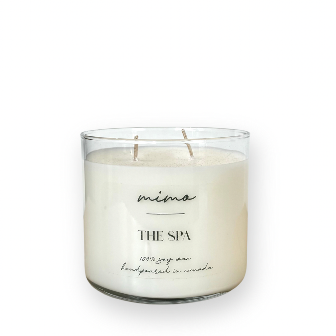 MIMO - DOUBLE WICK CANDLE IN THE SPA - 18OZ