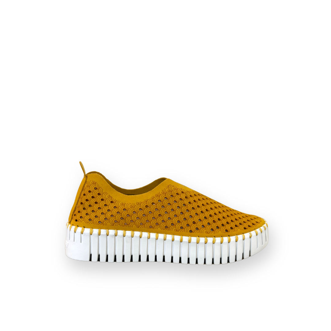 ILSE JACOBSEN - TULIP3373 PLATORM FLAT IN GOLDEN ROD 818 TEXTILE