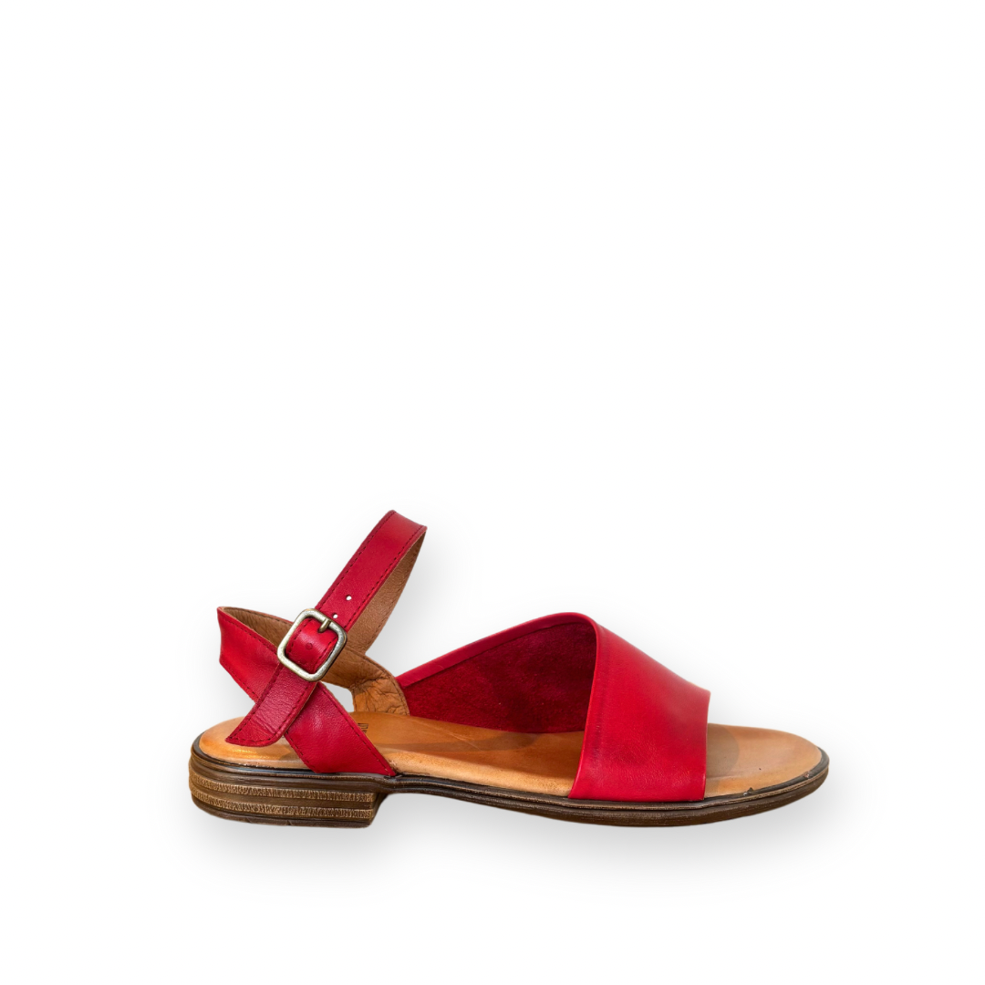 MIZ MOOZ - DELPHINA SANDAL IN RED LEATHER