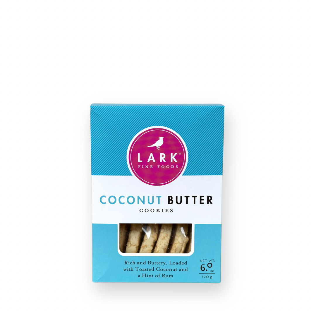 LARK FINE FOODS - COOKIES IN COCONUT BUTTER - 6OZ