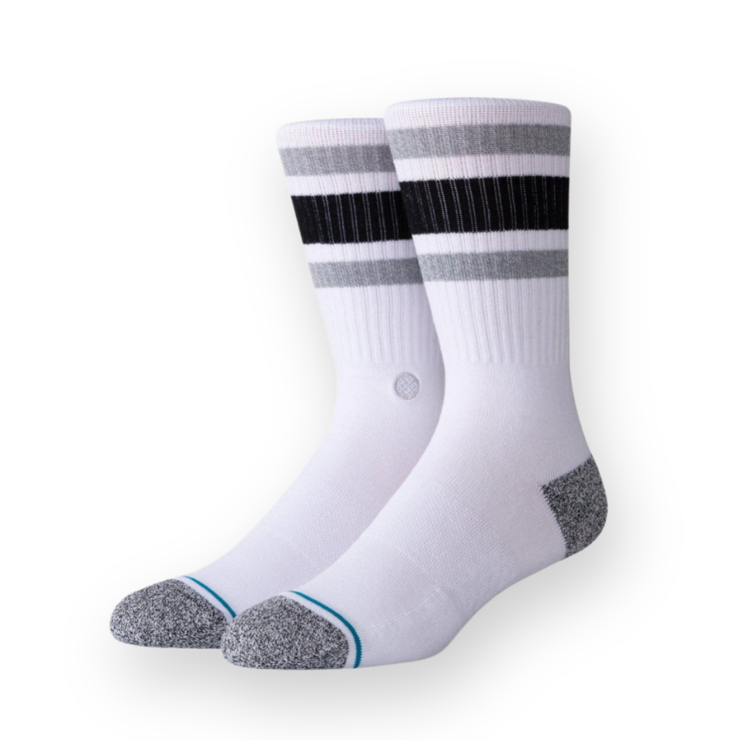 STANCE - BOYD CREW SOCK IN WHITE