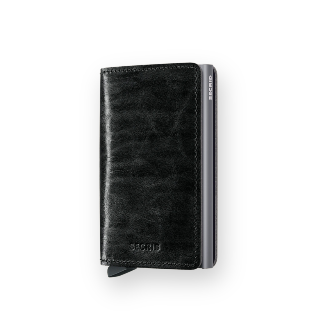 SECRID - SLIMWALLET IN DUTCH MARTIN GREY LEATHER