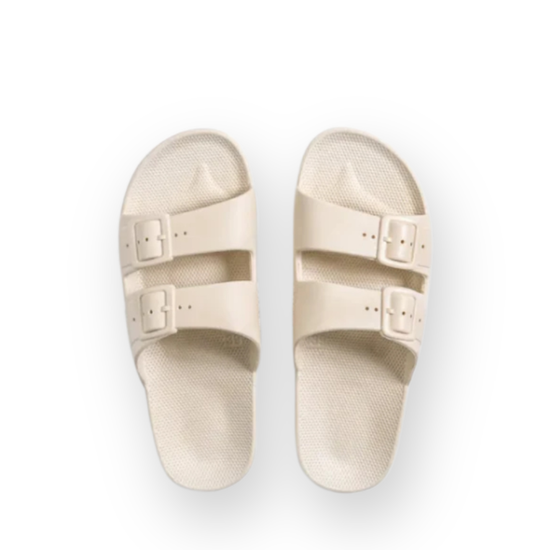 FREEDOM MOSES - EVA SLIDE SANDAL IN STONE