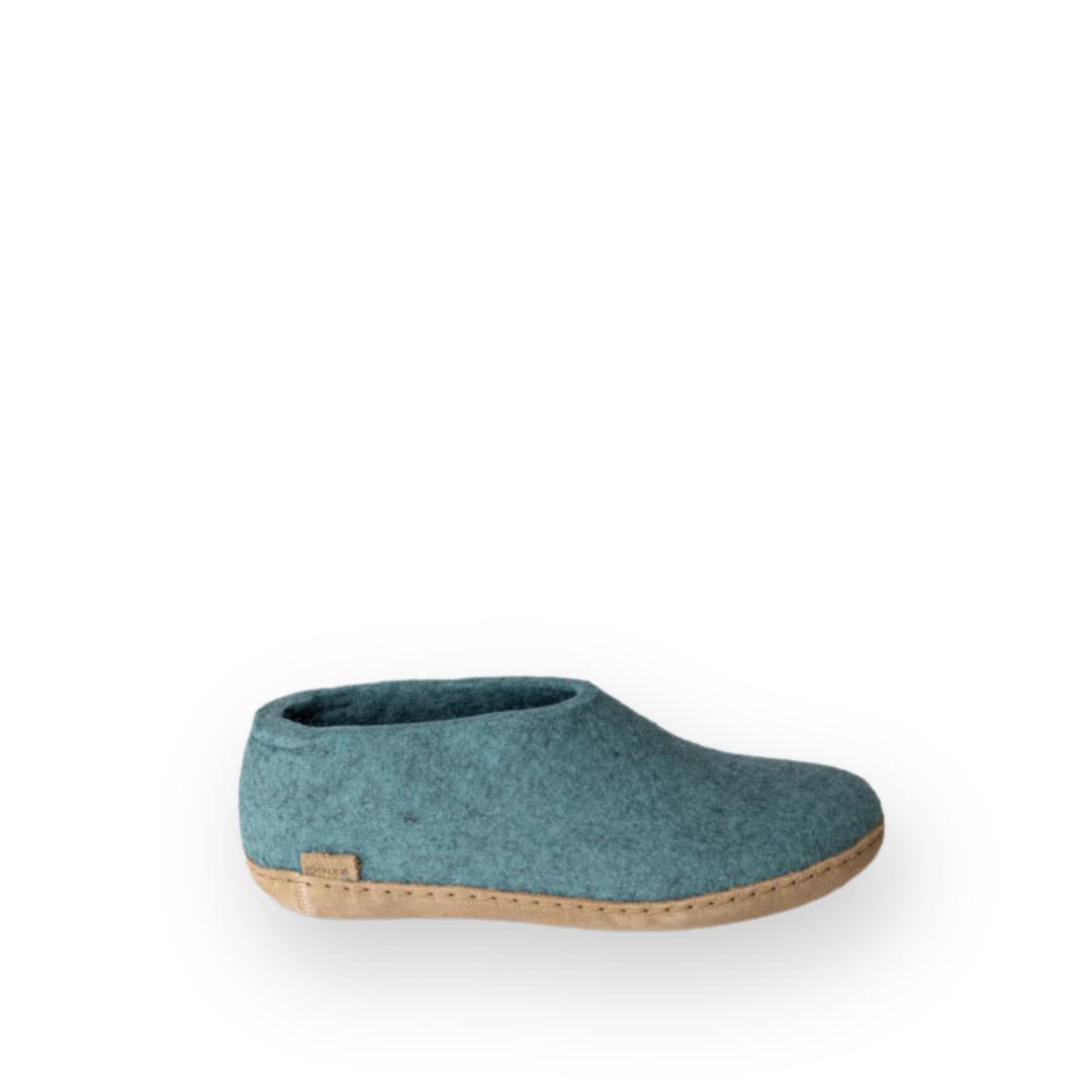 GLERUPS - SHOE LEATHER SOLE IN NORTH SEA WOOL