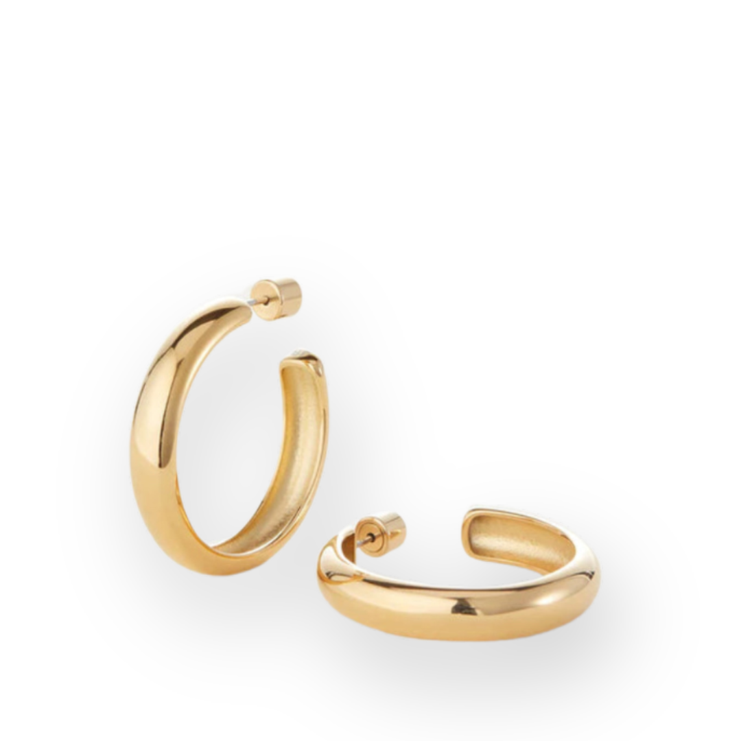 JENNY BIRD - STAPLE HOOPS LARGE IN GOLD