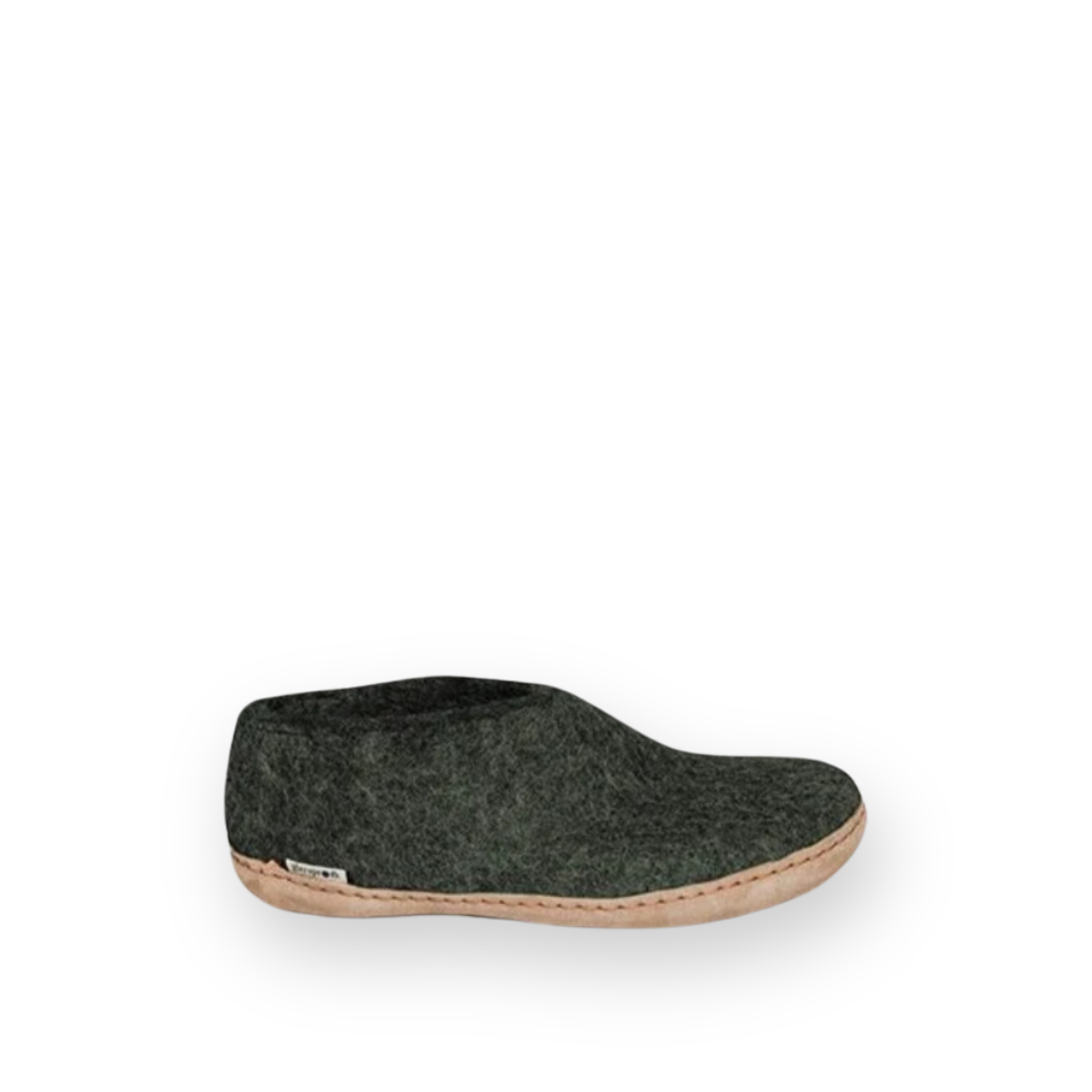 GLERUPS - SHOE LEATHER SOLE IN FOREST WOOL