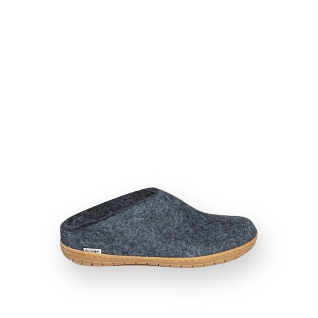 GLERUPS - SLIP ON RUBBER SOLE IN DENIM WOOL