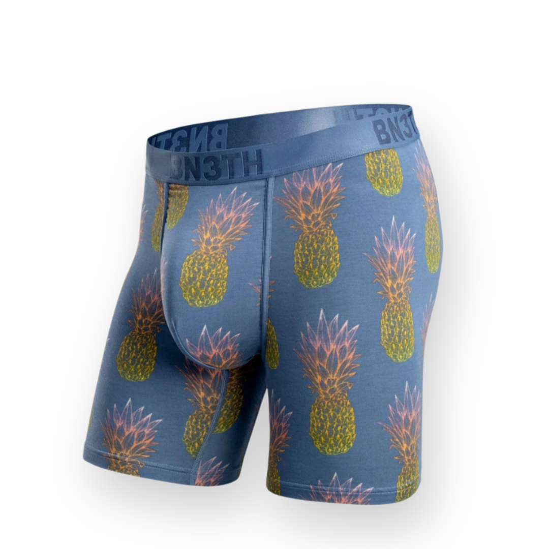 BN3TH - CLASSIC BOXER BRIEF PRINT IN PINEAPPLE FADE - FOG