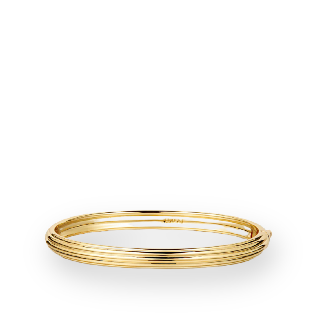 LUV AJ - REMY HINGE BRACELET IN GOLD