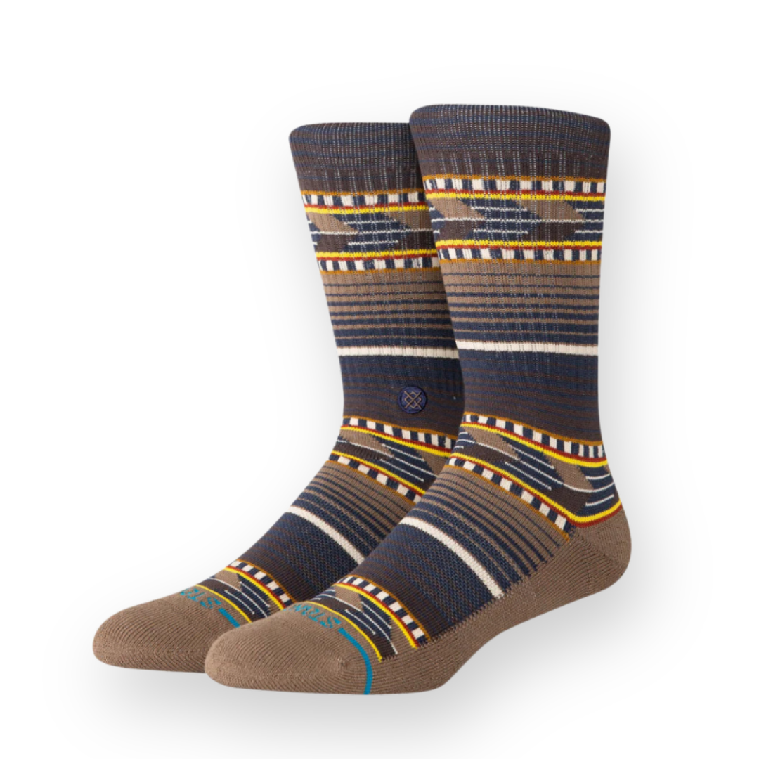 STANCE - CEDAR ROCK CREW SOCK IN BROWN