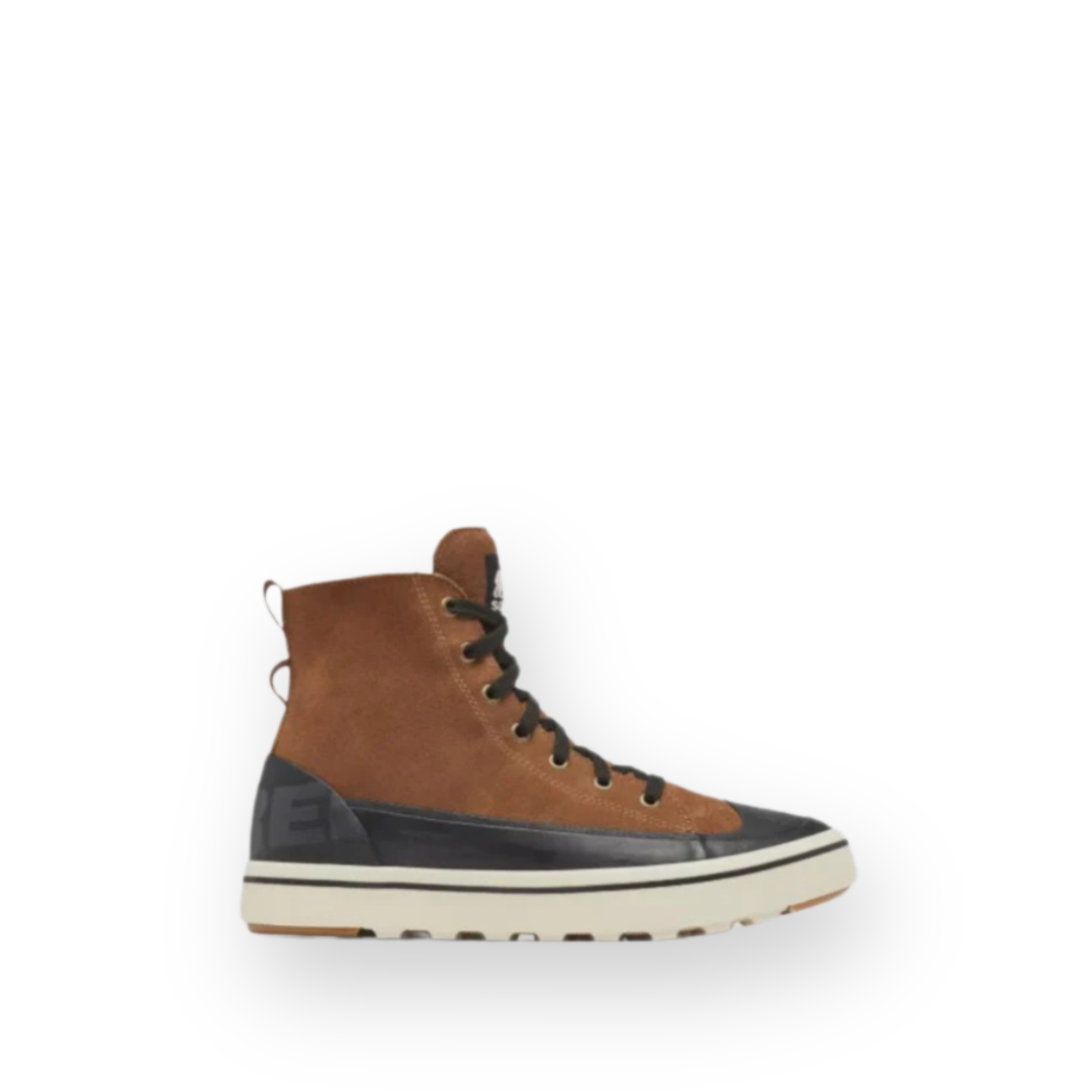 SOREL - CHEYANNE METRO II SNEAKER BOOT IN VELVET TAN/BLACK SUEDE