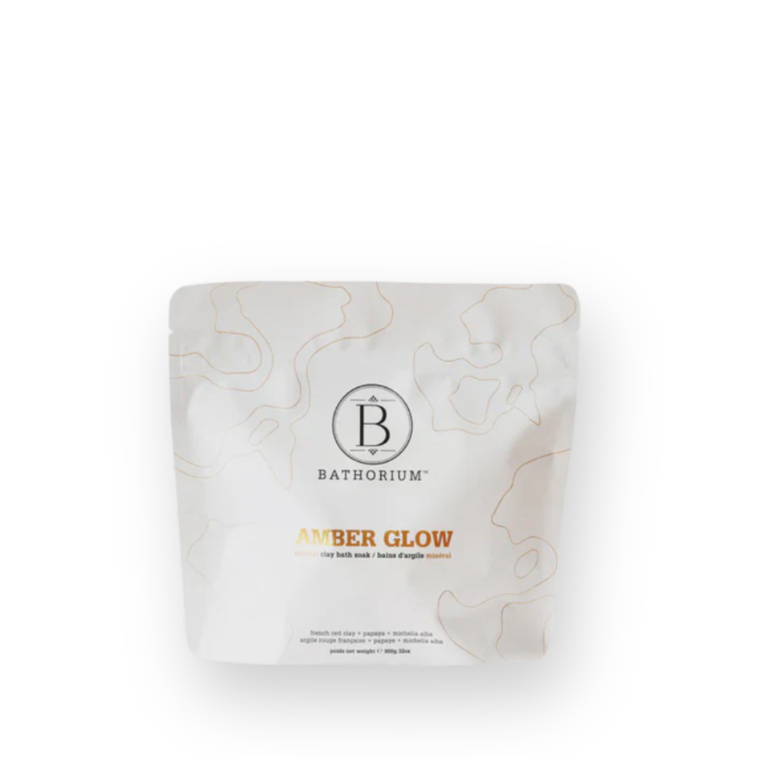 BATHORIUM - MINERAL CLAY BATH SOAK IN AMBER GLOW - 900G