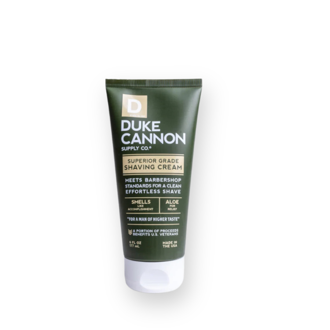 DUKE CANNON - SUPERIOR GRADE SHAVING CREAM IN ACCOMLPISHMENT