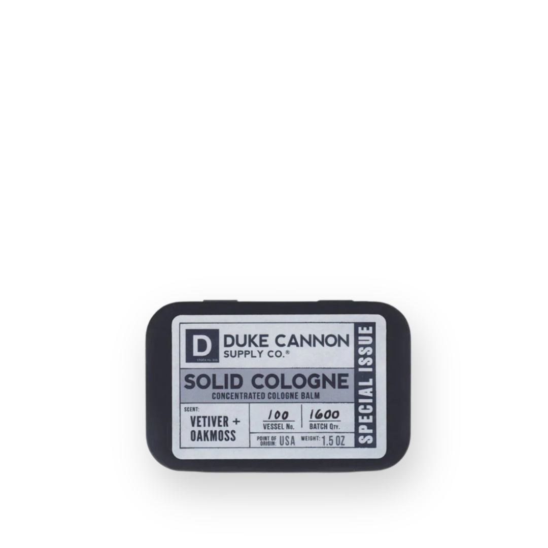 DUKE CANNON - SOLID COLOGNE IN VETIVER + OAKMOSS