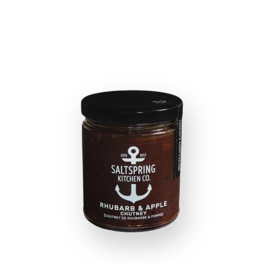 SALT SPRING KITCHEN - RHUBARB & APPLE CHUTNEY - 270ML