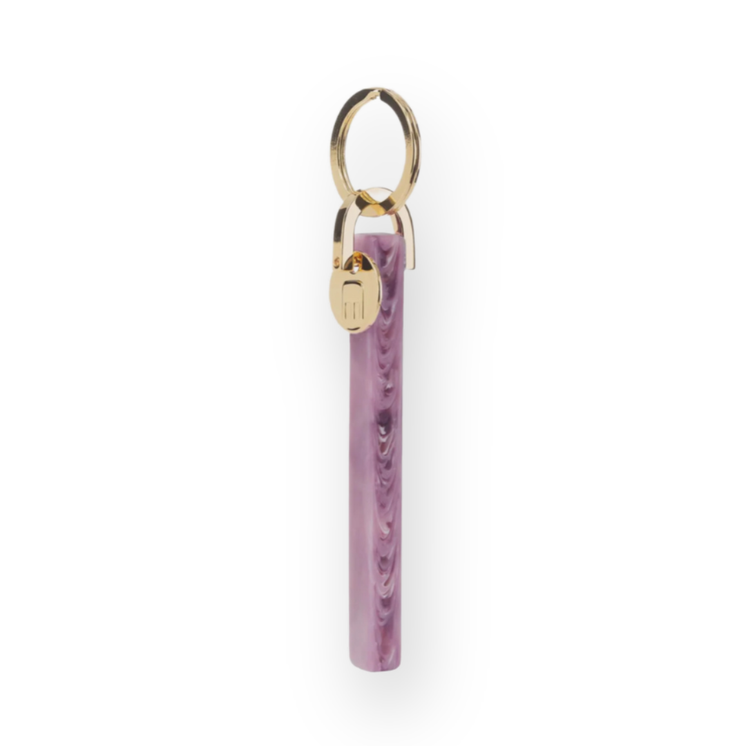 MACHETE - BAR KEYCHAIN IN ORCHID - GOLD HARDWARE