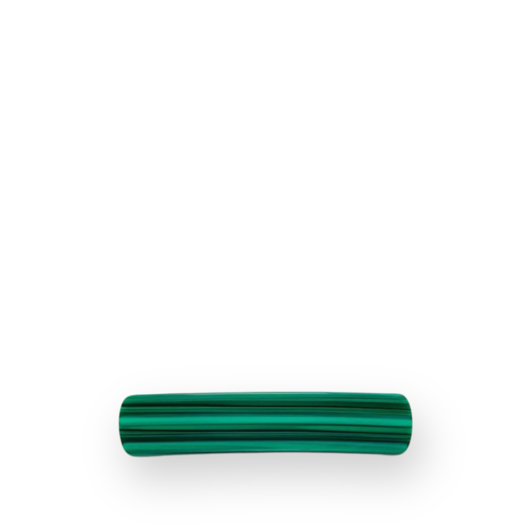 MACHETE - NO.3 HEIRLOOM BARRETTE IN MALACHITE