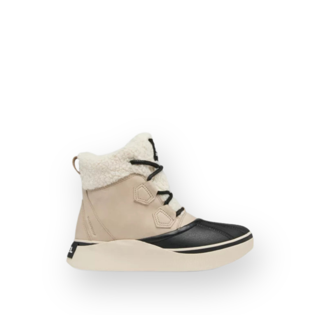 SOREL - OUT N ABOUT IV CHILLZ WATERPROOF BOOT IN OMEGA TAUPE/BLACK NUBUCK