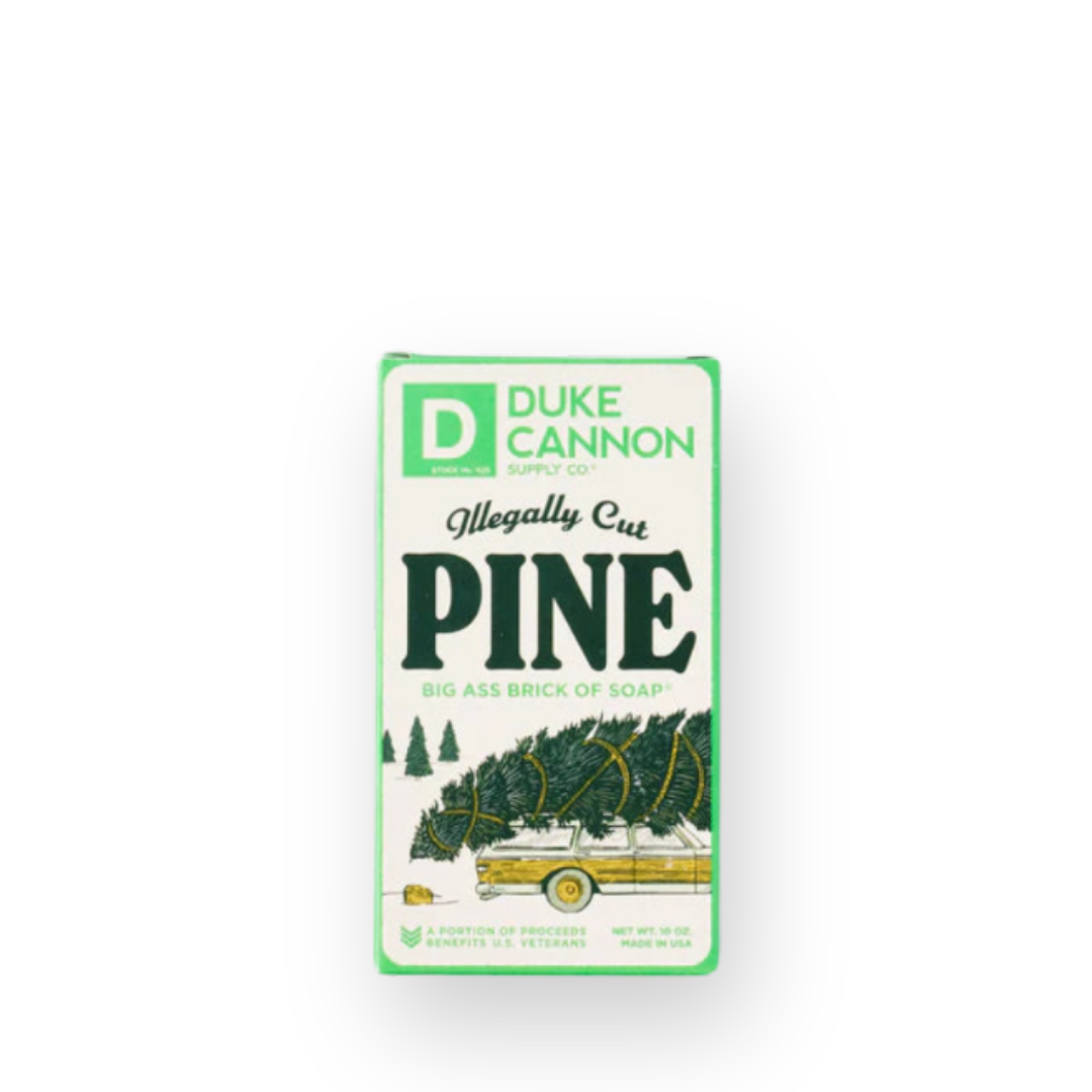 DUKE CANNON - BIG ASS BRICK OF SOAP IN ILLEGALLY CUT PINE