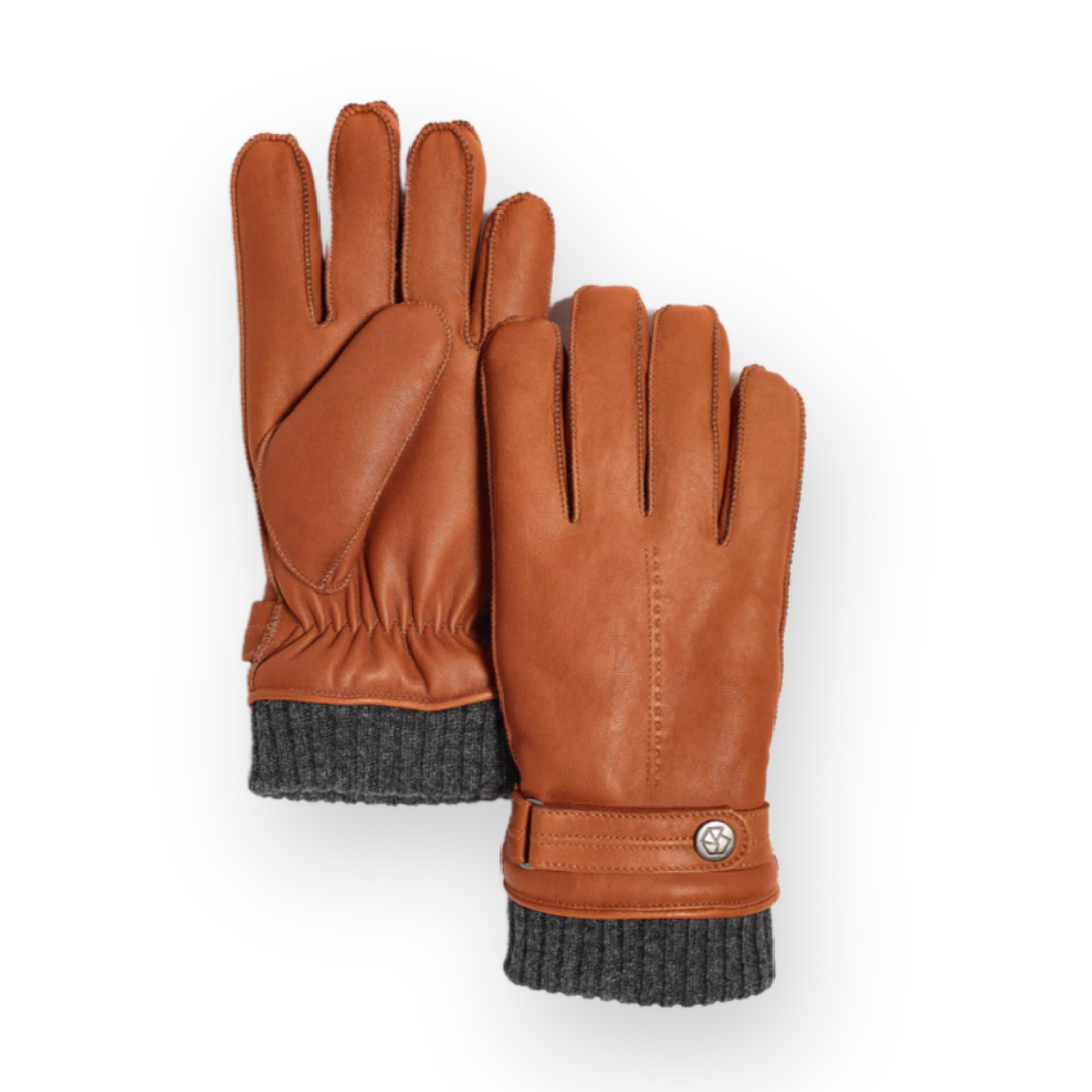 BRUME - MEN'S NELSON GLOVE IN CAMEL LEATHER