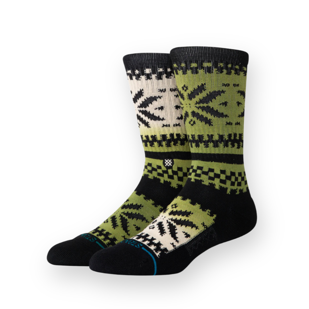 STANCE - EUREKA CREW SOCK IN GREEN