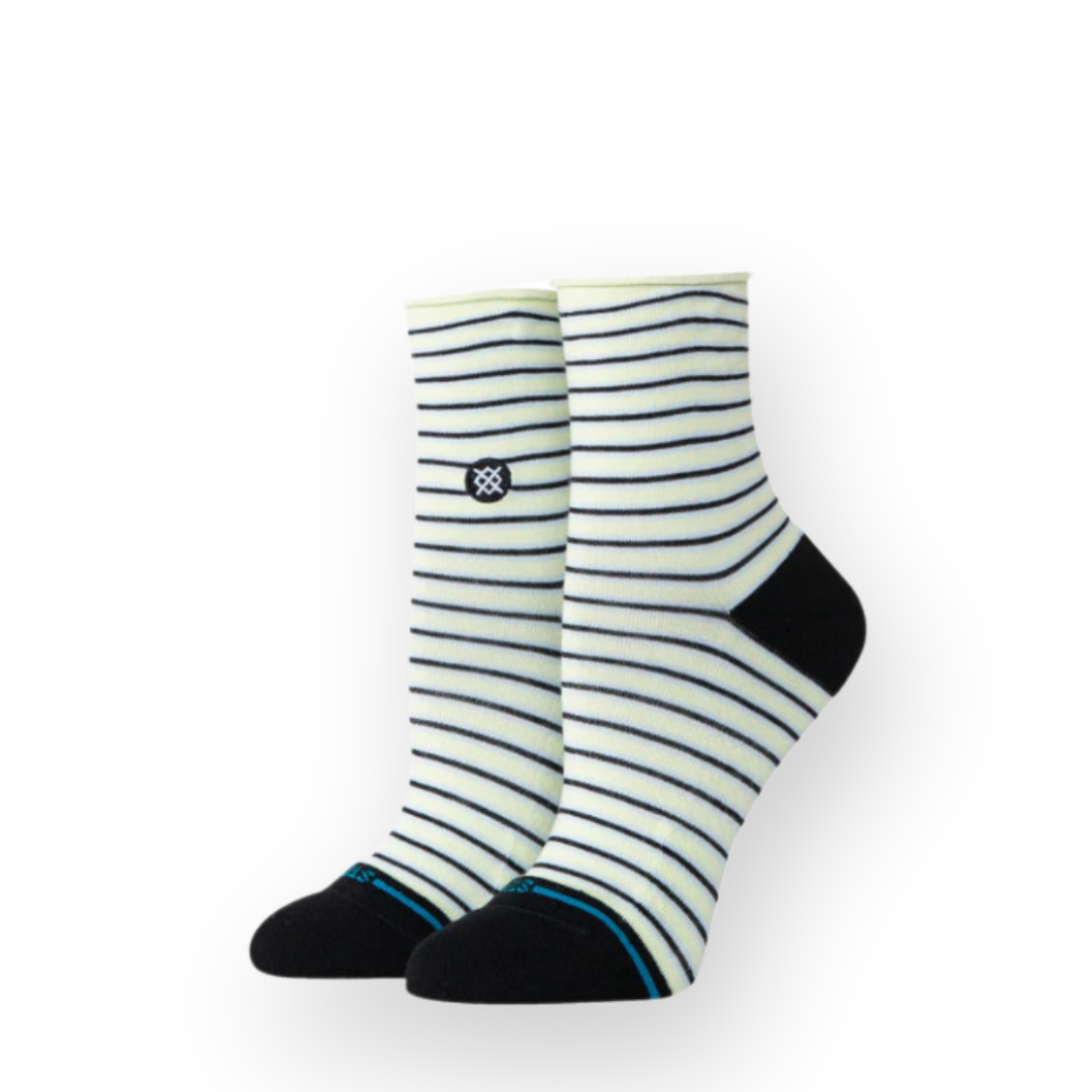 STANCE - WOMEN'S BLUE FADE QUARTER SOCK IN ICE BLUE