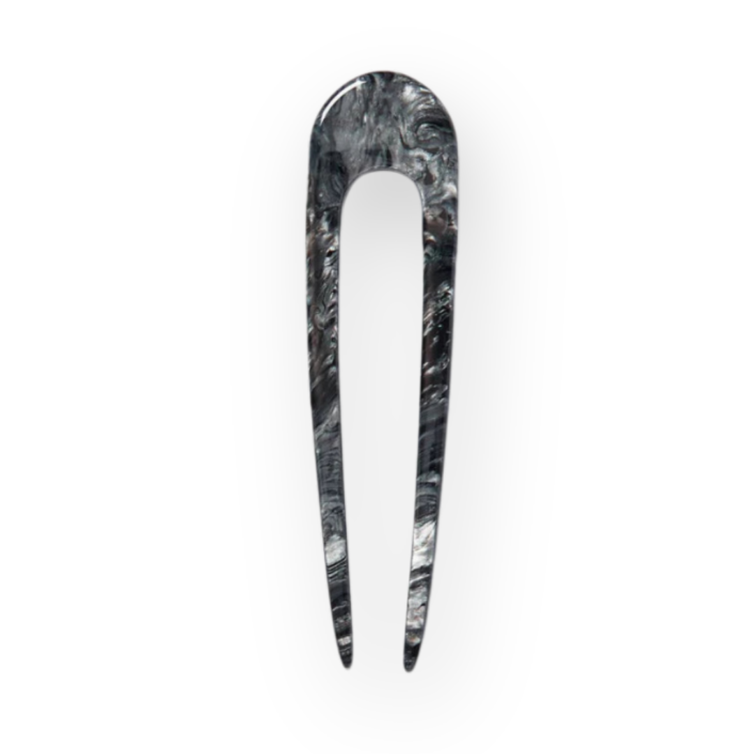 MACHETE - FRENCH HAIR PIN IN OBSIDIAN