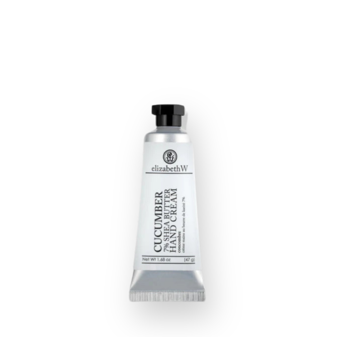 ELIZABETH W - MINI HAND CREAM IN CUCUMBER - WHITE