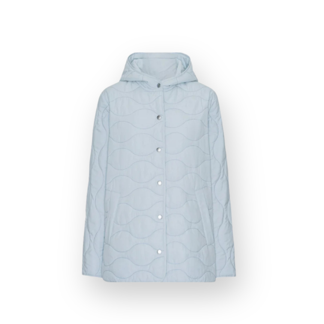 ILSE JACOBSEN - SHORT QUILTED02 JACKET IN HEATHER