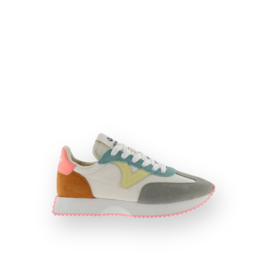 VICTORIA - COSMO SNEAKER 1134113 IN CORAL MULTI SUEDE