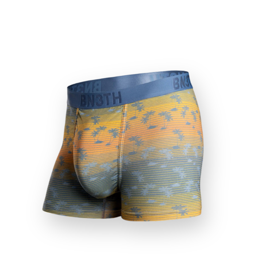 BN3TH - CLASSIC TRUNK PRINT IN PALM TREE STRIPE - SUNSET