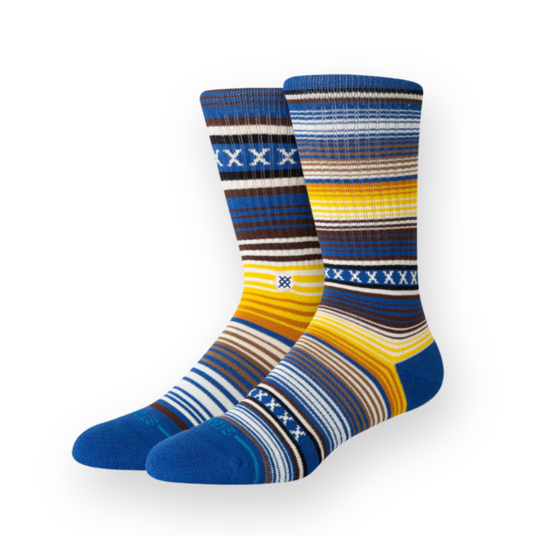 STANCE - CURREN CREW SOCK IN BLUE