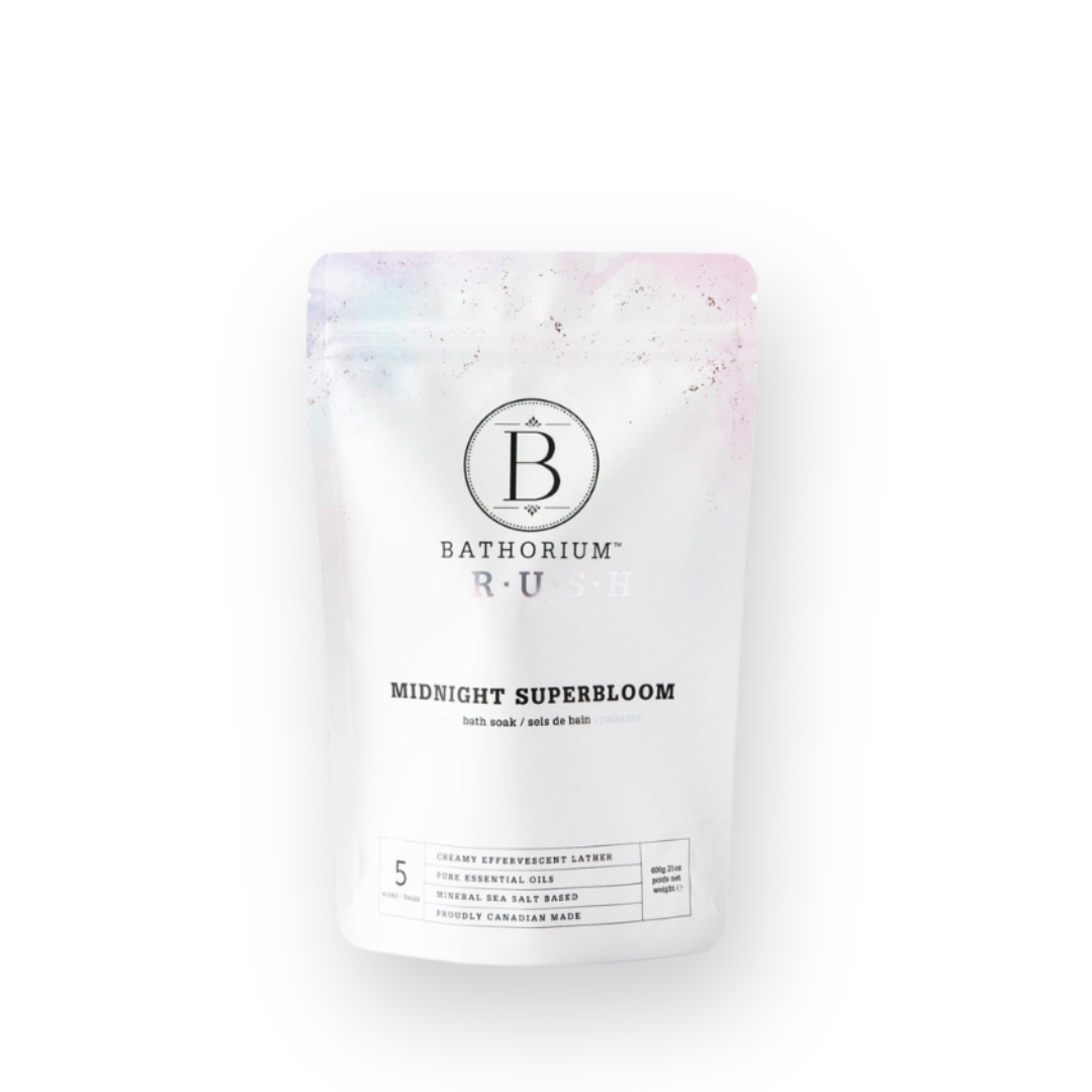 BATHORIUM - CRUSH BATH SOAK IN MIDNIGHT SUPERBLOOM - 600G