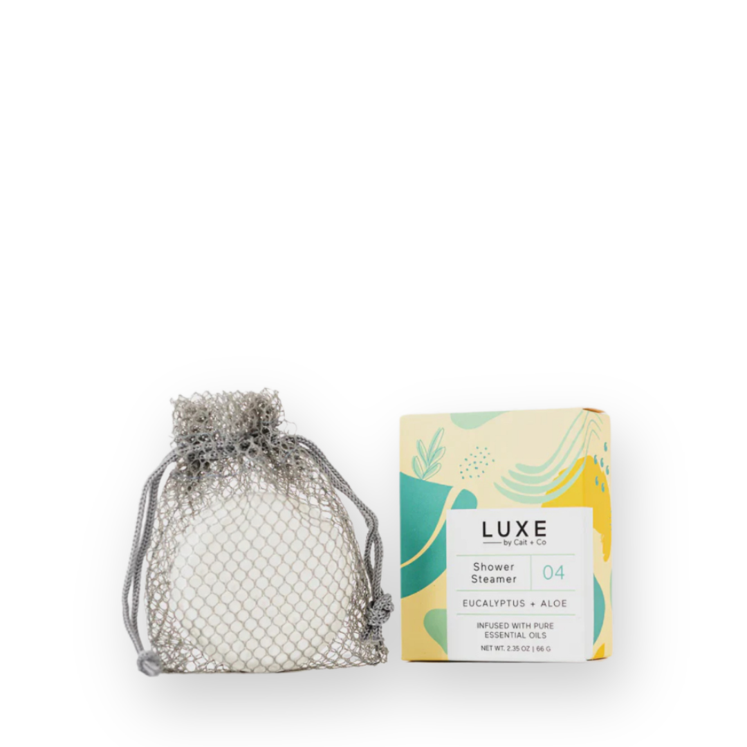 LUXE BY CAIT & CO - SHOWER STEAMER IN EUCALYPTUS + ALOE