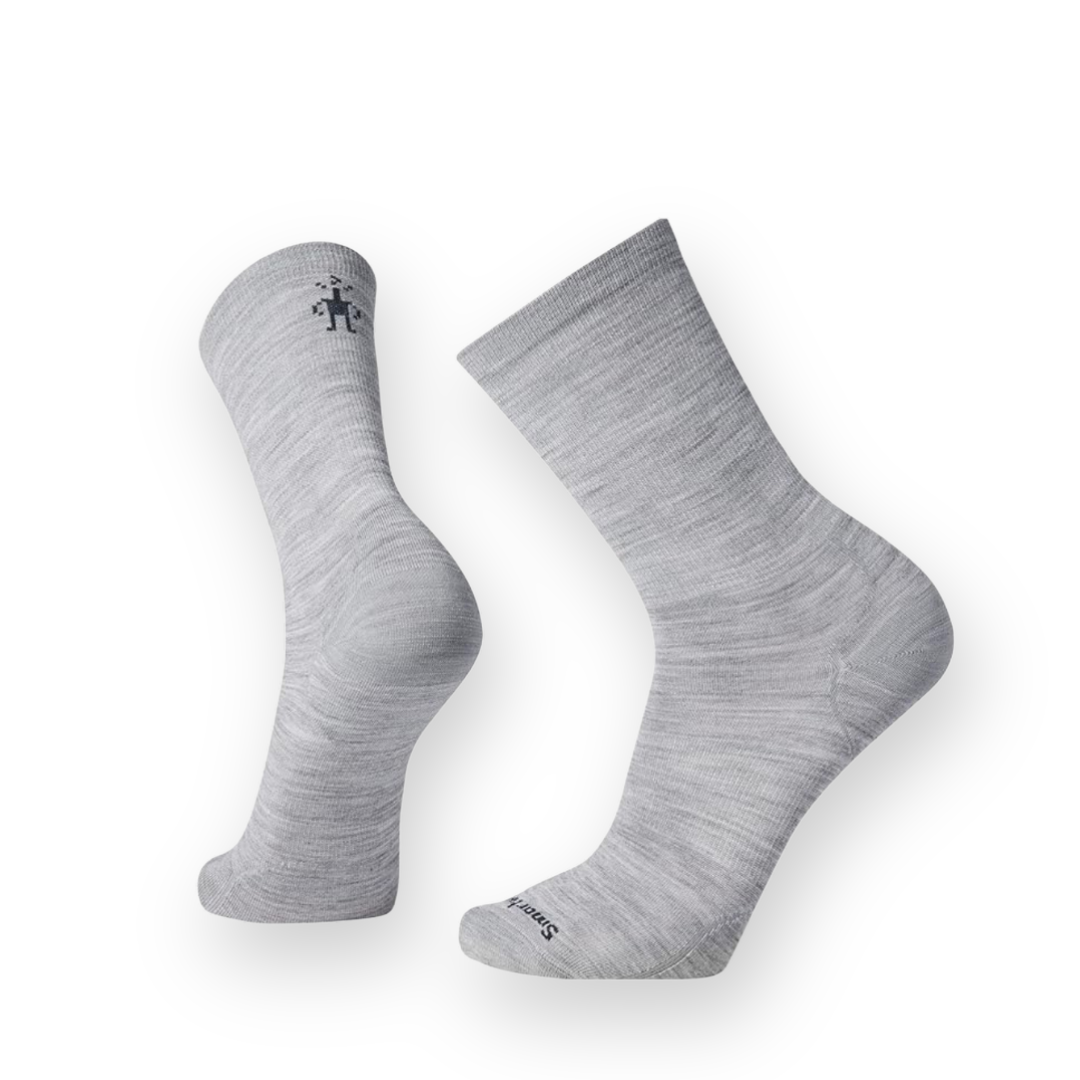 SMARTWOOL - EVERYDAY ANCHOR LINE CREW SOCK IN LIGHT GREY