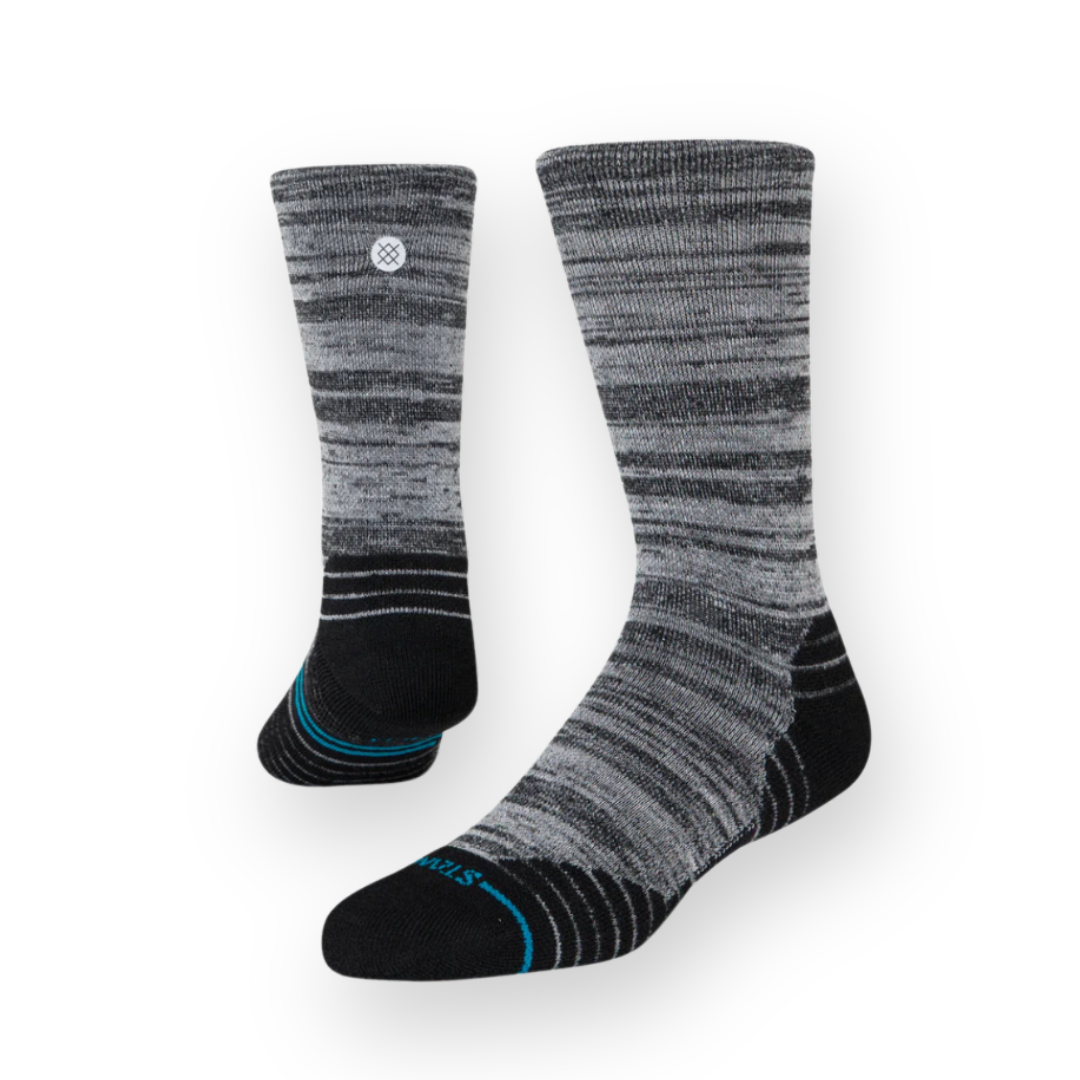 STANCE - MID WOOL CREW SOCK IN BLACK