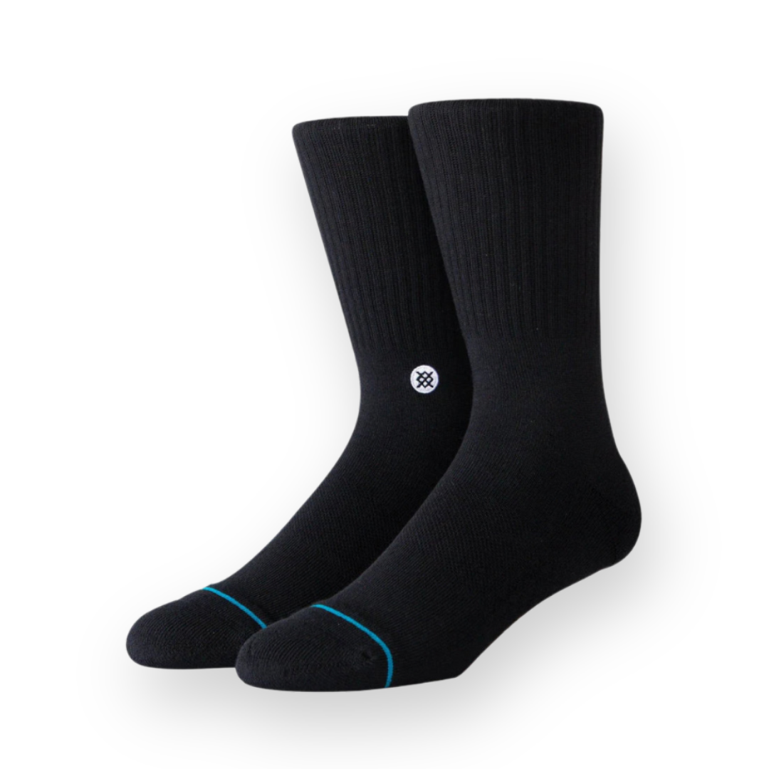 STANCE - ICON CREW SOCK IN BLACK