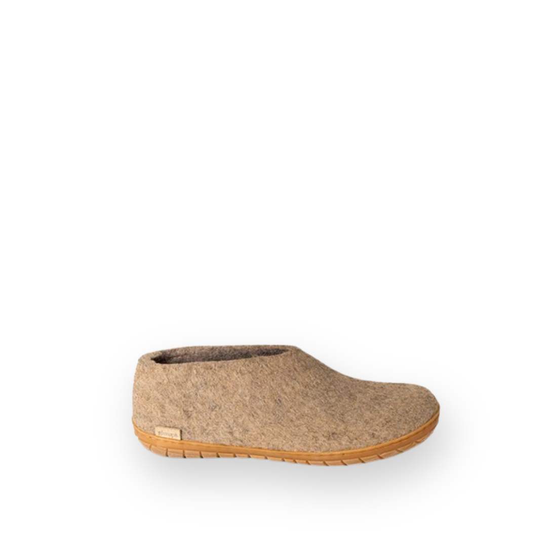 GLERUPS - SHOE RUBBER SOLE IN SAND WOOL