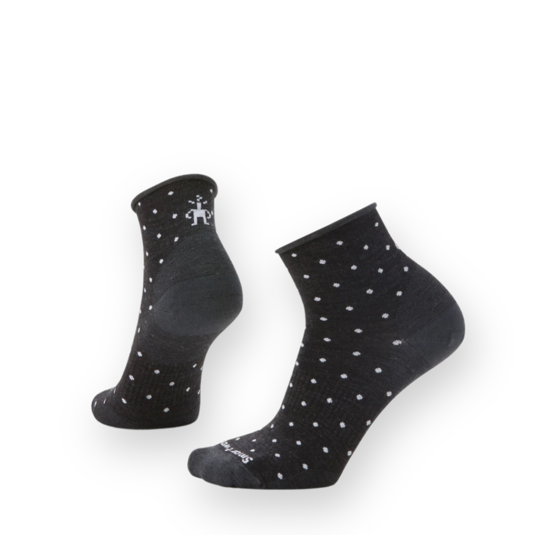 SMARTWOOL - EVERYDAY CLASSIC DOT ANKLE SOCK IN CHARCOAL