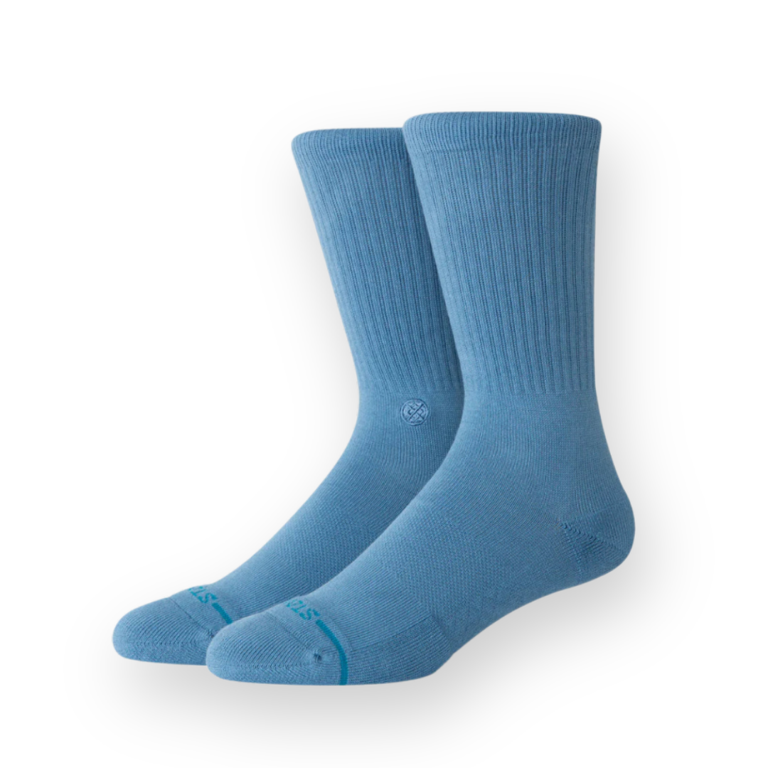 STANCE - ICON CREW SOCK IN STEEL BLUE