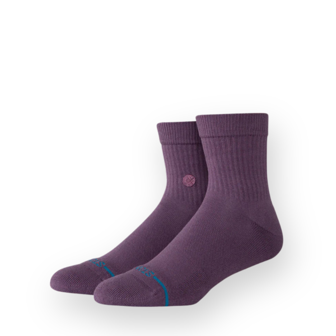 STANCE - ICON QUARTER SOCK IN GRAPE