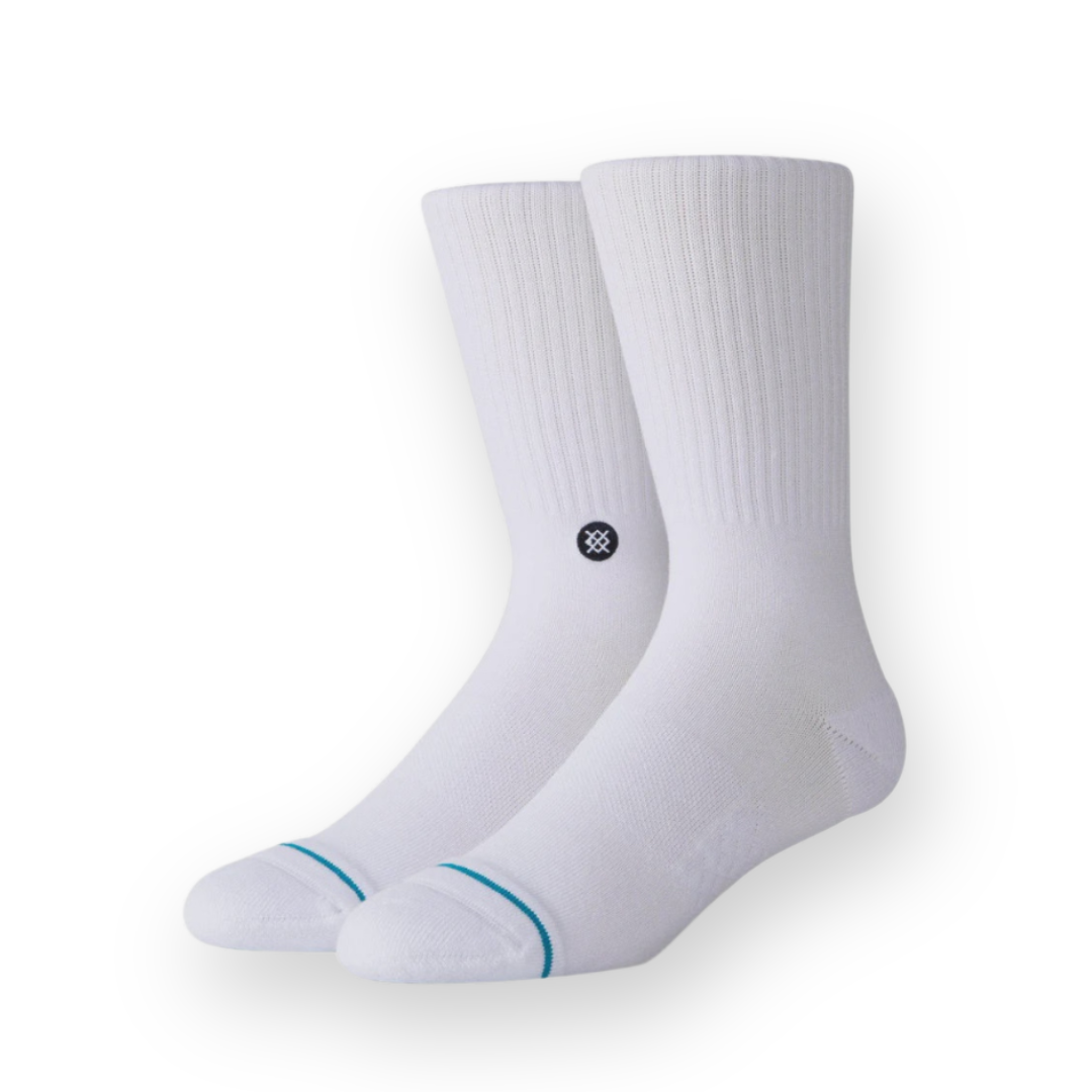 STANCE - ICON CREW SOCK IN WHITE