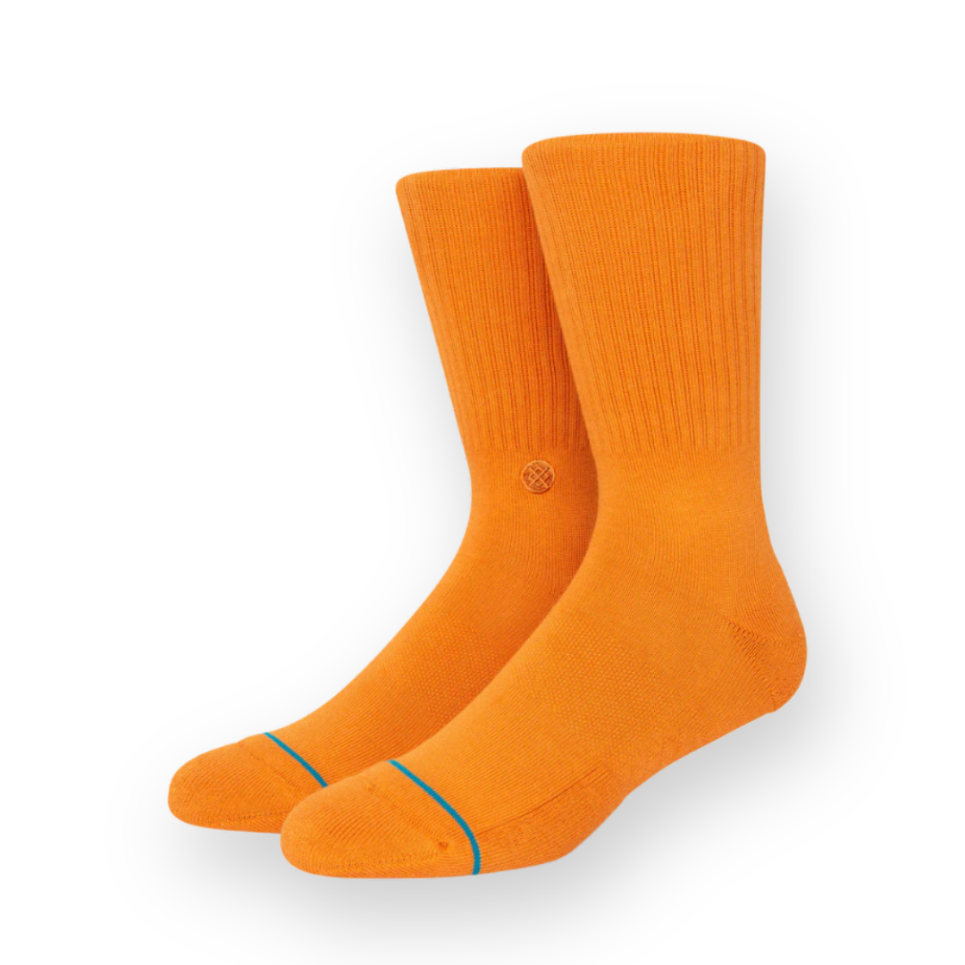 STANCE - ICON CREW SOCK IN ORANGE