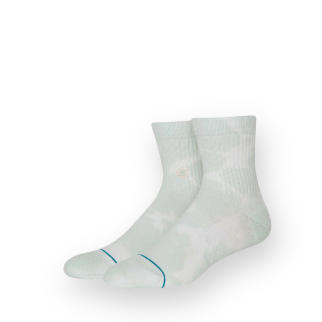 STANCE - ICON DYE QUARTER SOCK IN LIGHT BLUE